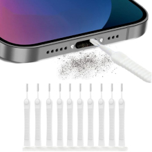 KIT PULIZIA POLVERE PORTE SMARTPHONE CON 10 MINI SPAZZOLE