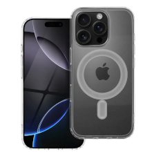 CUSTODIA CON SUPPORTO MAGSAFE PER IPHONE 16 PRO TRASPARENTE