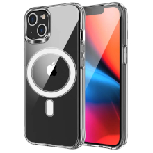 CUSTODIA CON SUPPORTO MAGSAFE PER IPHONE 17 PRO TRASPARENTE