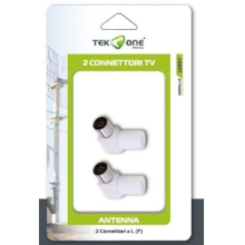 CONFEZIONE 2 CONNETTORI PAL ANTENNA A L 20997