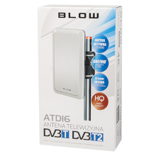 ANTENNA A PANNELLO DVB-T DVB-2 ATTIVA PER ESTERNI ATD16 CON STAFFA