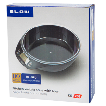 BILANCIA DA CUCINA CON CIOTOLA 0.7L 5KG KS206 NERA