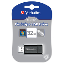 PENDRIVE RETRAIBILE 2.0 VERBATIM STORE N GO 32 GB PINSTRIPE