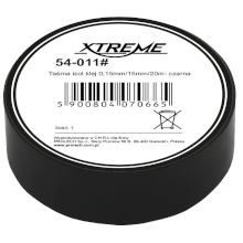 NASTRO ISOLANTE ADESIVO XTREME 20M NERO