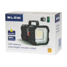 TORCIA LED BIFACCIALE 40W 450LM CON MANIGLIA E FUNZIONE POWER BANK