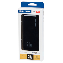 POWER BANK 2XUSB + 1XUSB-C 20000MAH PD 20W PB20F NERO