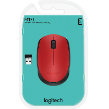 MOUSE LOGITECH M171 NERO/ROSSO