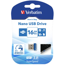 PENDRIVE 16GB VERBATIM NANO USB DRIVE 3.0 STORE N STAY