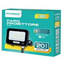 FARO LED PROIETTORE 220-240V 20W 6500K