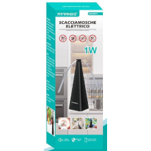 SCACCIAMOSCHE/INSETTI ELETTRICO 1W NERO