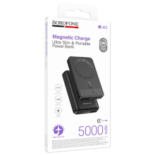POWER BANK MAGSAFE BOROFONE BJ82 5000MAH NERO