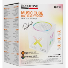 CASSA BLUETOOTH BOROFONE BR101 CUBO RUBIK 1200MAH 5H BIANCA