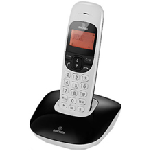 TELEFONO CORDLESS BRONDI NICE NERO BIANCO