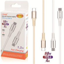 CAVO FAST CHARGE TYPE-C TYPE-C 4A 80W 1.2M