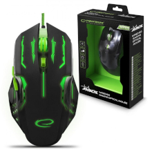 MOUSE DA GAMING OTTICO 6D CON LUCI LED ESPERANZA APACHE VERDE
