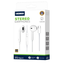 CUFFIE JELLICO EP2A TYPE-C CON MICROFONO BIANCHE