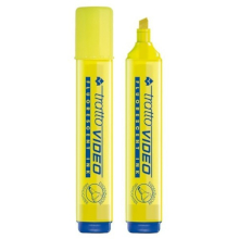 EVIDENZIATORE FLUO TRATTO VIDEO GIALLO
