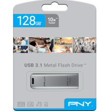 PENDRIVE 128GB USB 3.1 PNY ELITE STEEL