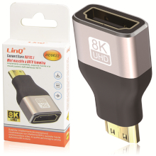 ADATTATORE DA MINI HDMI MASCHIO A HDMI FEMMINA 8K