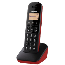 PANASONIC KX-TGB610JT CORDLESS DECT NERO/ROSSO