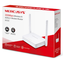 MODEM ROUTER ADSL2+ MERCUSYS MW300D 300MBPS