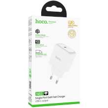 CARICABATTERIA USB-C HOCO N83 40W BIANCO