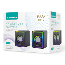 CASSE RGB 2.0 6W 3.5MM NERE OGG155