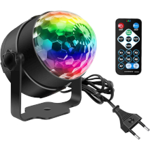 PROIETTORE LED RGB A SFERA PER FESTE CON TELECOMANDO