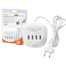 STAZIONE CARICABATTERIE 4 PORTE USB