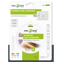 STRISCIA LED BIANCA DIMMERABILE CON SENSORE ON/OFF SENSIBILE AL TOCCO + ALIMENTATORE  TO-SL526