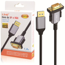 CAVO DA DISPLAY PORT MASCHIO A VGA MASCHIO 1080P 1.8M