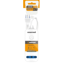 MULTIPRESA CON INTERRUTTORE A 3 USCITE 16A 250V MAX 3680W 1.5M