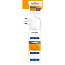 MULTIPRESA A 4 USCITE 16A 250V MAX 3680W 3M