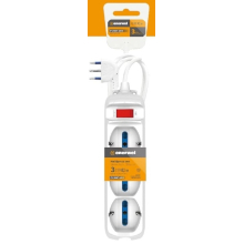 MULTIPRESA CON INTERRUTTORE A 3 USCITE 10A 250V MAX 2300W 1.5M