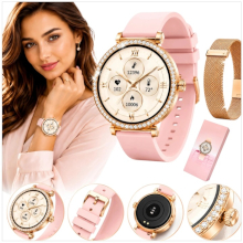 SMARTWATCH DA DONNA Y31 CON DUE CINTURINI GOLD